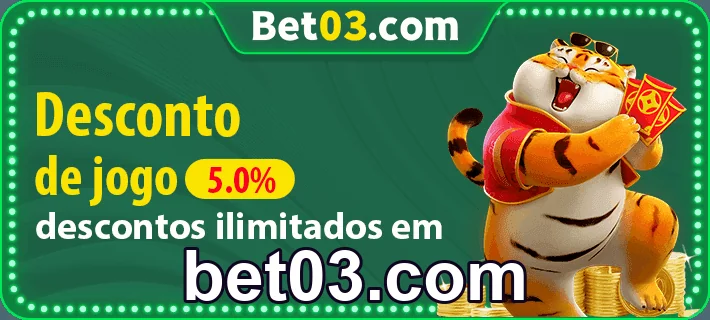 Usuário acessando bet03.com pelo aplicativo móvel