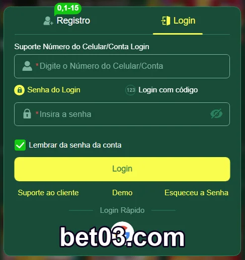 Jogador desfrutando jogos de slots no bet03.com